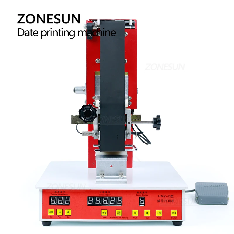 Цифровой принтер ZONESUN для печати на циферблате с указанием даты истечения срока