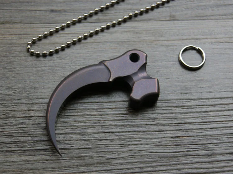 EDC Eagle Claw Titanium Paw Drop Box подвесное ожерелье брелок|Монтировки| |