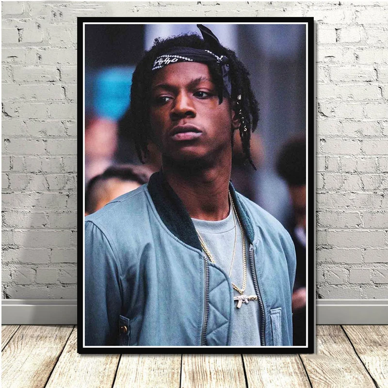 Постер Joey Bada $ Singer Pop Star печать тур рэпер хип хоп музыка живопись холст настенные