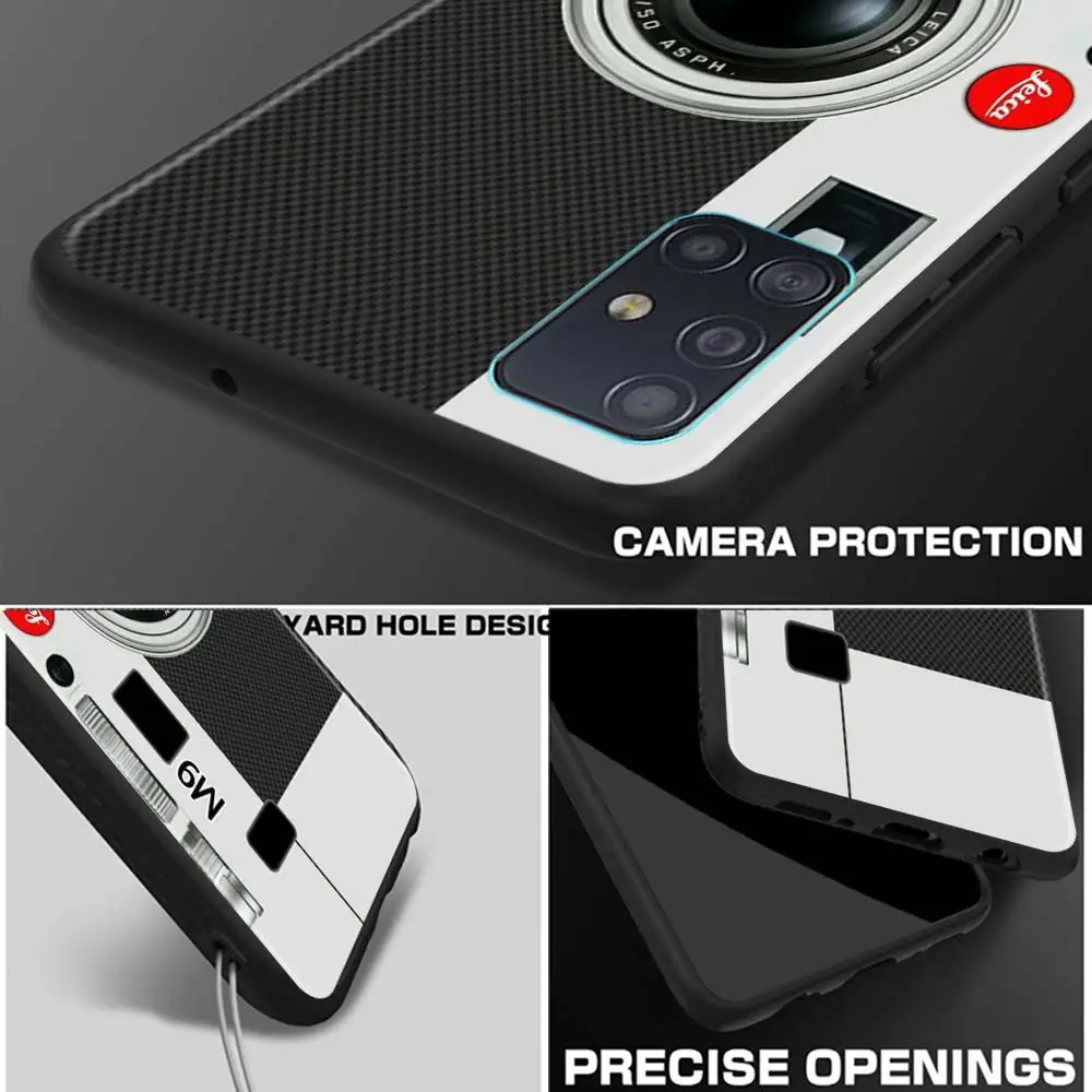 

Soft Case for Samsung Galaxy A51 A71 A21s A11 A31 A41 A50 A70 A10 A20 A30 A40 Cover CLASSIC CASSETTE camera lens Black Cases