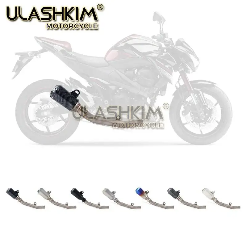 Мотоцикл Полная система глушитель Модифицированная средняя звеньевая труба без