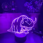 Акриловая 3d-лампа Аватара Последний Воздушный поплавок, ночной Светильник для детской комнаты, декор Легенда о Aang Appa, Настольная Ночная светильник Светка