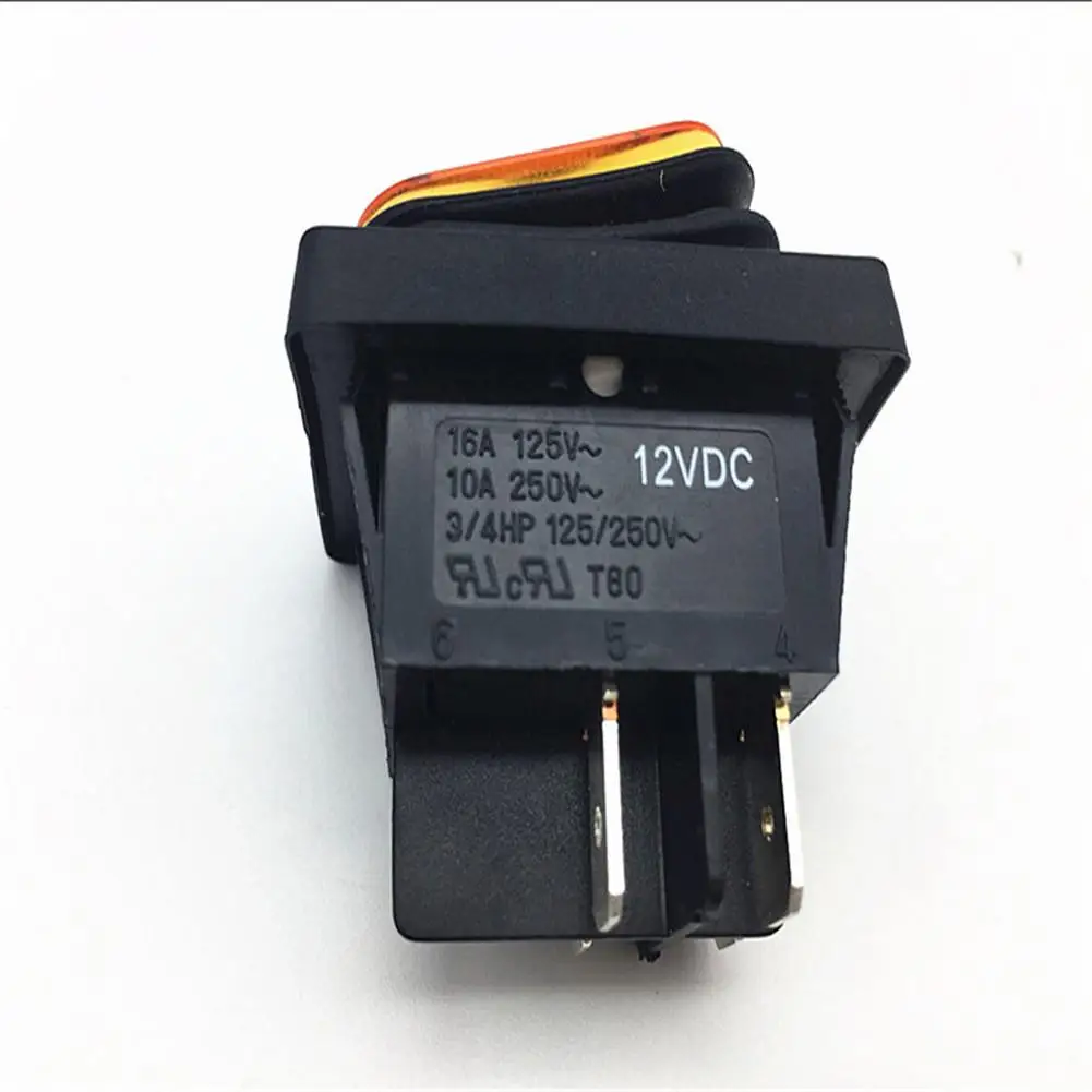 Switch Car Led Bakcground Light 1pc DIY Locking Red Blue Yellow Green Button On-Off 4Pin Rocker | Автомобили и мотоциклы