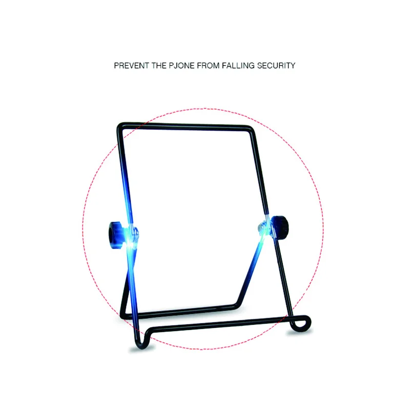 

Folding Desktop Bracket Phone Magazines Storage Rack Bracket Geometry Iron Tablet Holder Record/Souvenir Display Shelf Organizer