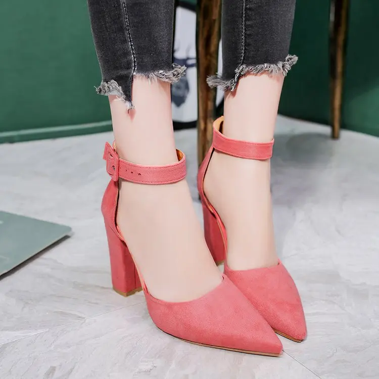 

Модные женские туфли-лодочки на каблуке 11 см; Женские сапоги с высоким каблуком и острым носком; Офисные туфли; Женские туфли для работы; Пик...