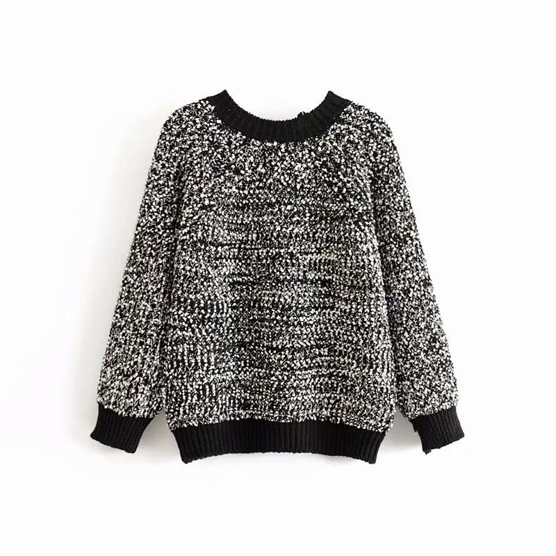 

Women Clothes 2019 Autumn and Winter Clothes Women Lazy Wind Collar Pull Femme Pullover Women Sweater Women