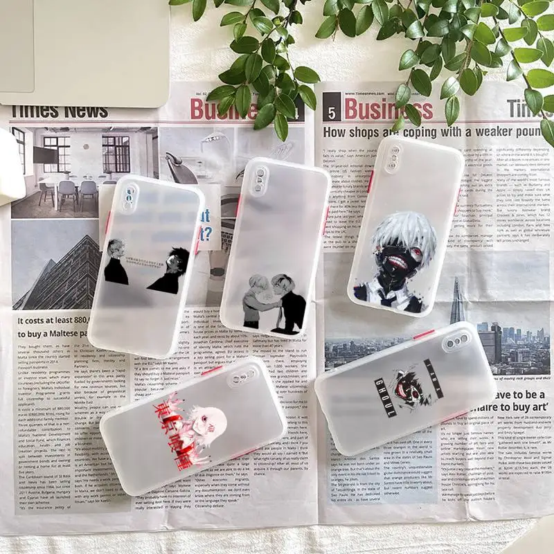 

Anime Tokyo Ghoul Suave Phone Case matte transparent For iphone 7 8 11 12 plus mini x xs xr pro max cover