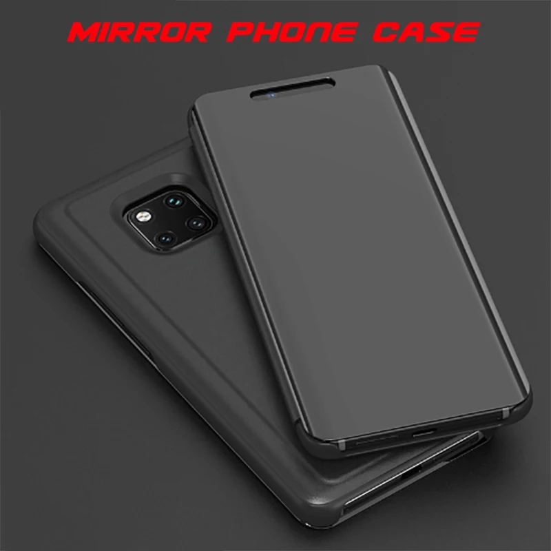 Умный зеркальный флип-чехол для huawei mate 30 20 10 9 Pro Lite 20X P30 P20 Pro Lite P10 Plus Lite P Smart Z Plus чехол