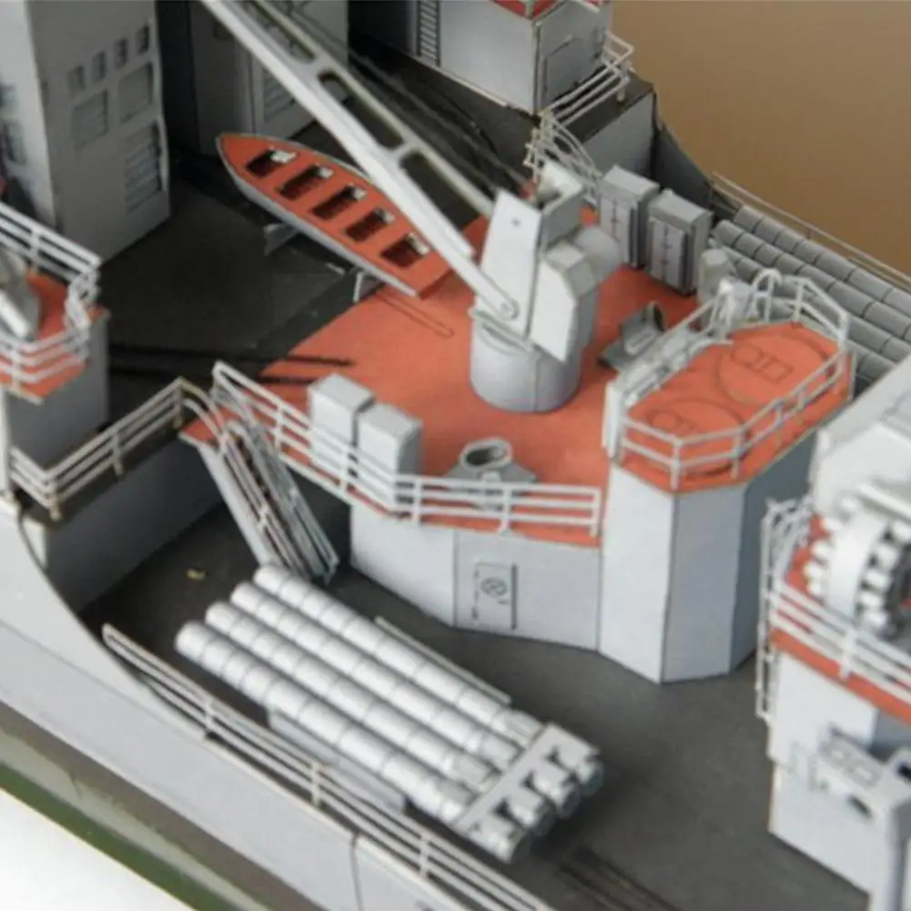 

1:200admiral Levchenko Antisubmarine Ship Diy 3d Paper Set Military Building Model Toys Educational Card Construction Model M6c9