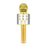 wireless bluetooth karaoke microphone portable handheld karaoke mic speaker machine for birthday party karaoke home system