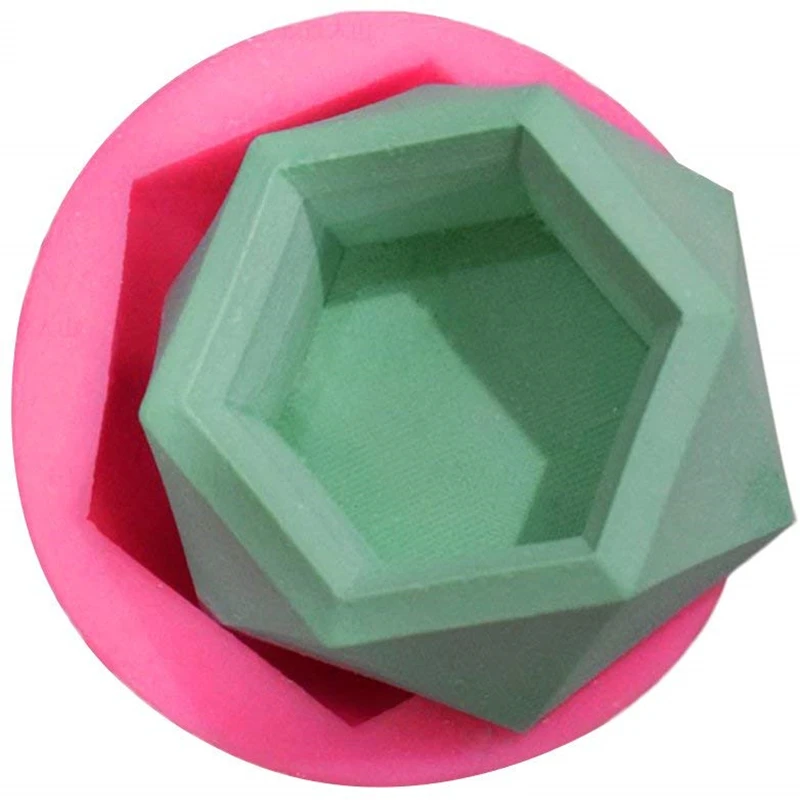 Силиконовая форма сделай сам для цветов горшков свечей в форме алмаза