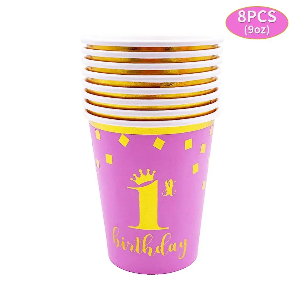 OurWarm день рождения одноразовая посуда бумажные чашки блюдце салфетка подарки