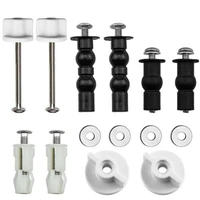 14pcs toilet seat replacement back nuts bottom fixing bolt 7 5cm screw washers kit for toto kohler american standard toilets