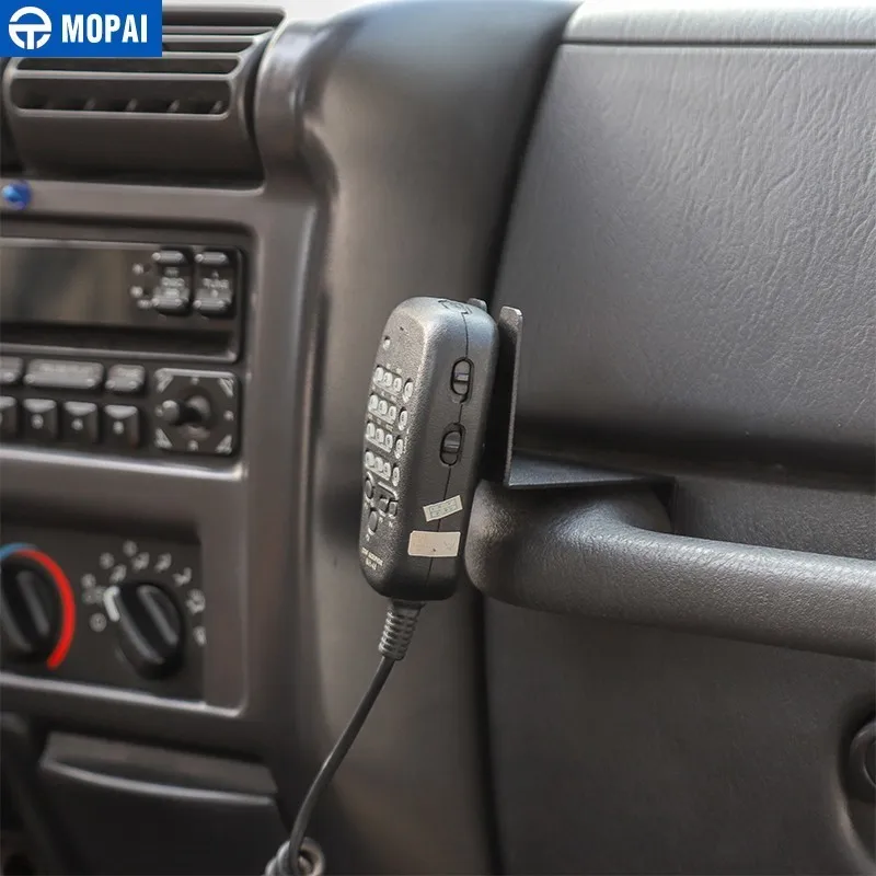 MOPAI внутренние молдинги для Jeep Wrangler TJ Автомобильная рация кронштейн держатель