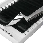 Индивидуальные натуральные накладные ресницы ZORAFINA, искусственные, ненастоящие, поддельные ресницы, 16 рядов, мягкие ресницы C D DD