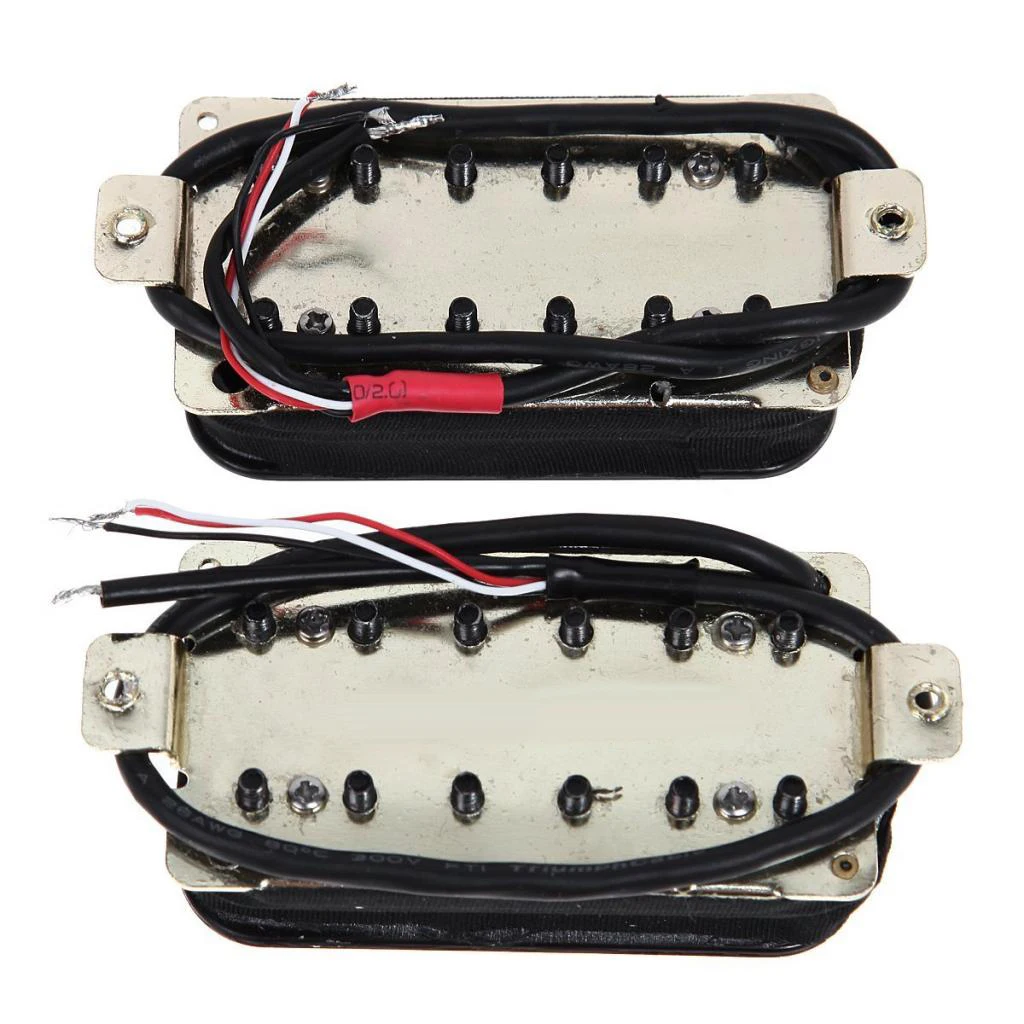 

High Output Guitar Pickup Double Coil Humbucker Pickups Neck and Bridge Set Black