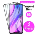 Закаленное стекло для Xiaomi Redmi Note 10 9 8 7 Pro 10S 9S 9T 8T, Защитная пленка для экрана Redmi 9 9T 9C 9A K40 Pro, стекло, 3 шт.