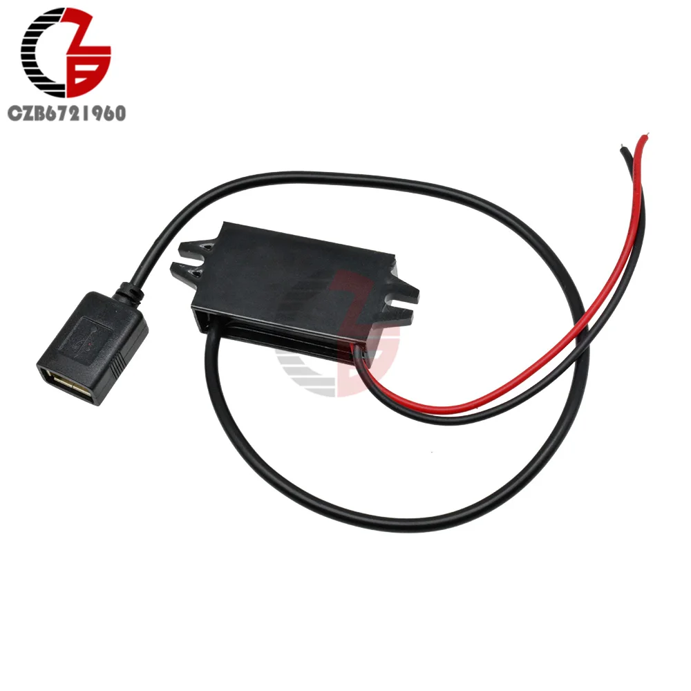 DC-DC 12 В до 5 В 3 А 15 Вт понижающий преобразователь питания USB регулятор питания адаптер защита от перегрева тока короткого замыкания