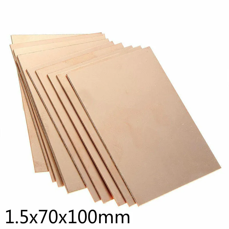 

1-10 шт., двусторонняя медная плакированная пластина