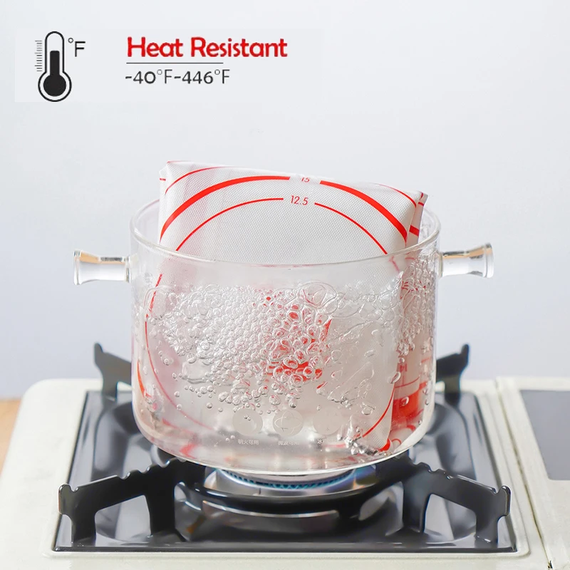 4 шт./набор антипригарные силиконовые коврики для раскатки теста