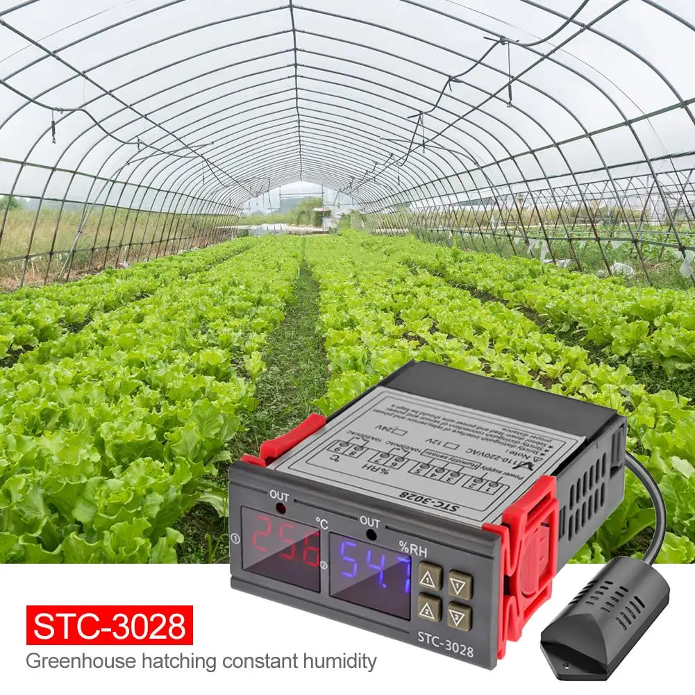 

Умный Цифровой термометр STC-3028, регулятор влажности и температуры