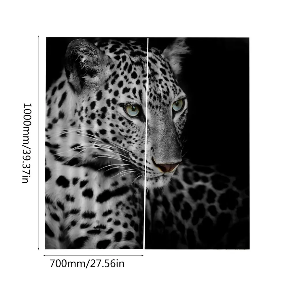 Leopard Prints Curtains Room 3d Curtain Window BJQ-1280(14) 140*100cm Trendy Living Bedroom Blackout | Дом и сад