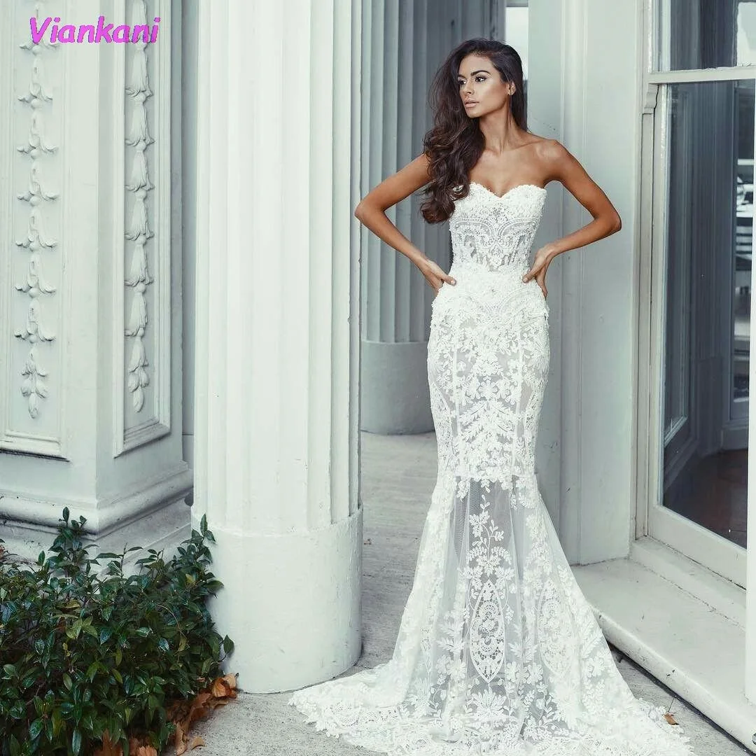 

European and American Spring New Model Dress Popular Sleeveless Strapless Bra Lace Dress 2021 Women Floor-Length Vestidos