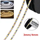 Лента Светодиодная гибкая, 3 мм, 4 мм, 12 в пост. Тока, 2835 светодиодов на метр