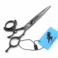 9cr18mov 5 5 6 inch hair scissors 360 degree rotation thumb cutting flying shears professional barber salon hairdressing barber