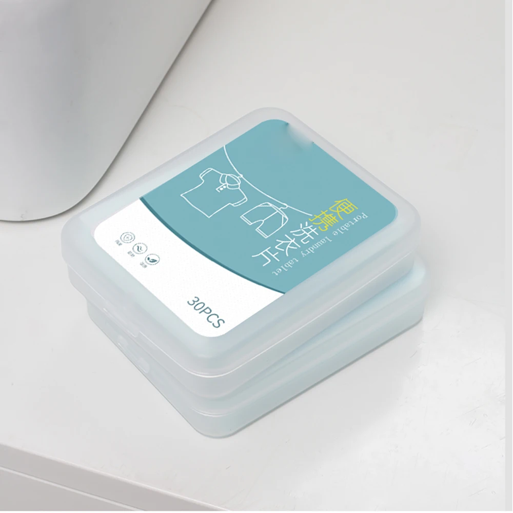 

30pcs Disposable Portable Washing Hand Bath Scented Slice Sheets Foaming Box Disinfecting Paper Soap Cleaning Soap Sheet