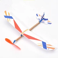 rubber band dynamic diy flying glider planes toys aeroplane model build childrens dreams of flying tool of science education