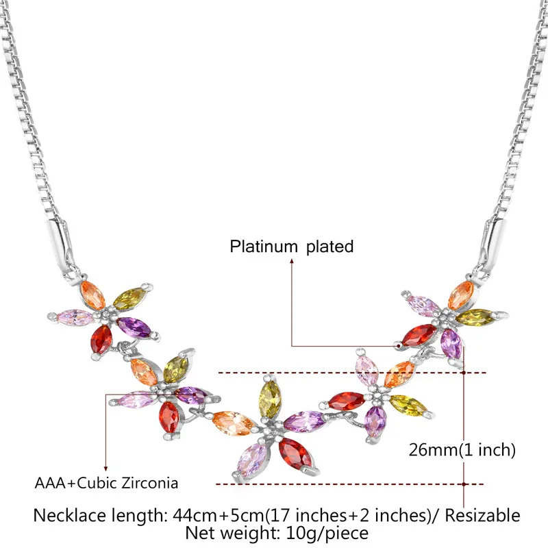 Ожерелье KPOP Женская Циркон бренд золото цвет ожерелье из турмалина модные