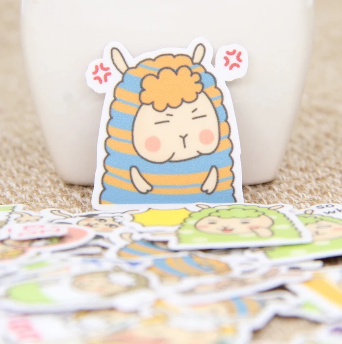 

40pcs Cute lamb stickers/Scrapbooking Stickers /Decorative Sticker /DIY Craft Photo Albums