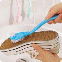 2pcs shoes brushes cleaning brush wash shoes long handle double head shoe cleaning brush shoe cleaner wash brush cleaning tools