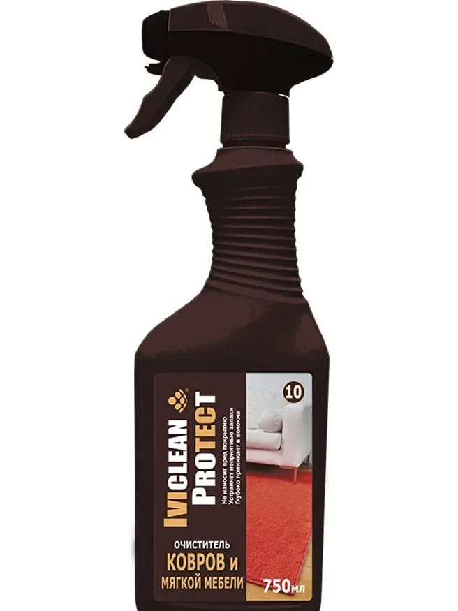 ИВИКЛИН Очиститель ковров и мягкой мебели триггер (0 75л) | Дом сад