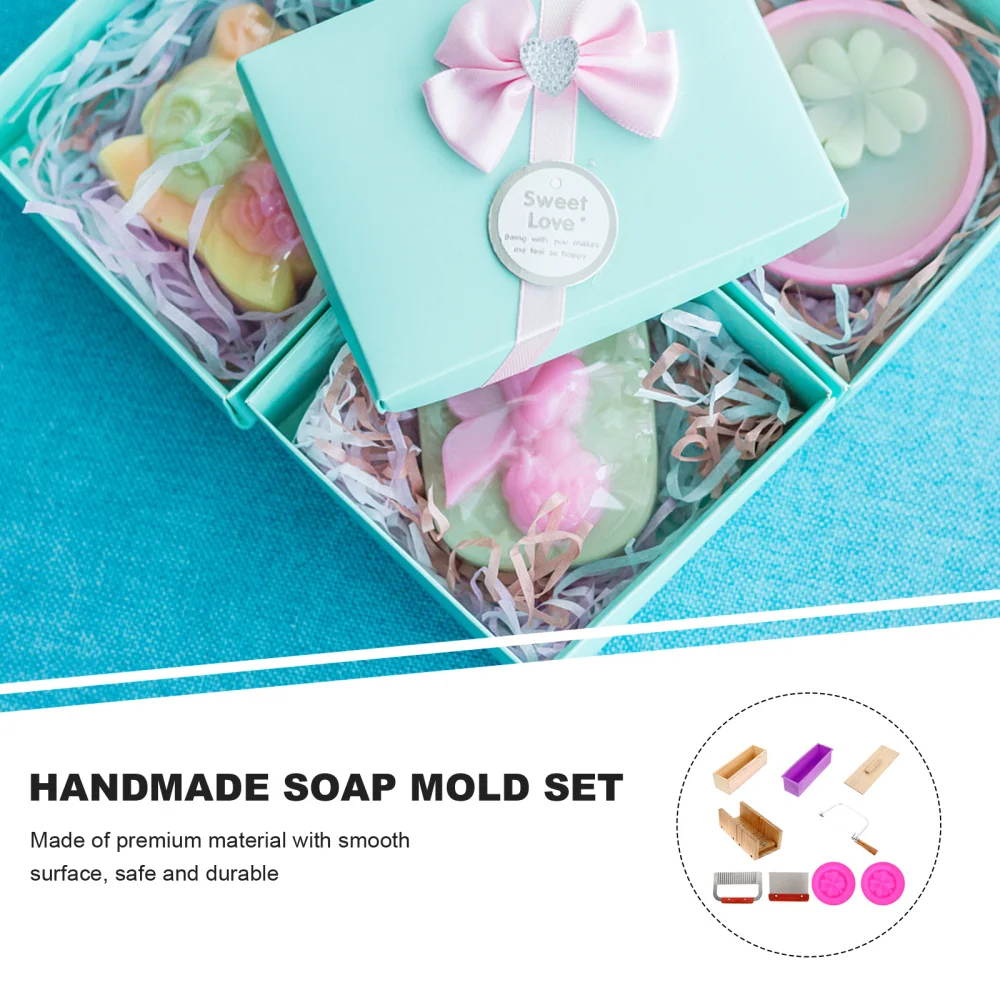 

1 Set Multi-functional Soap Cutter Useful Soap Cutter Box Set Portable Toast Mold