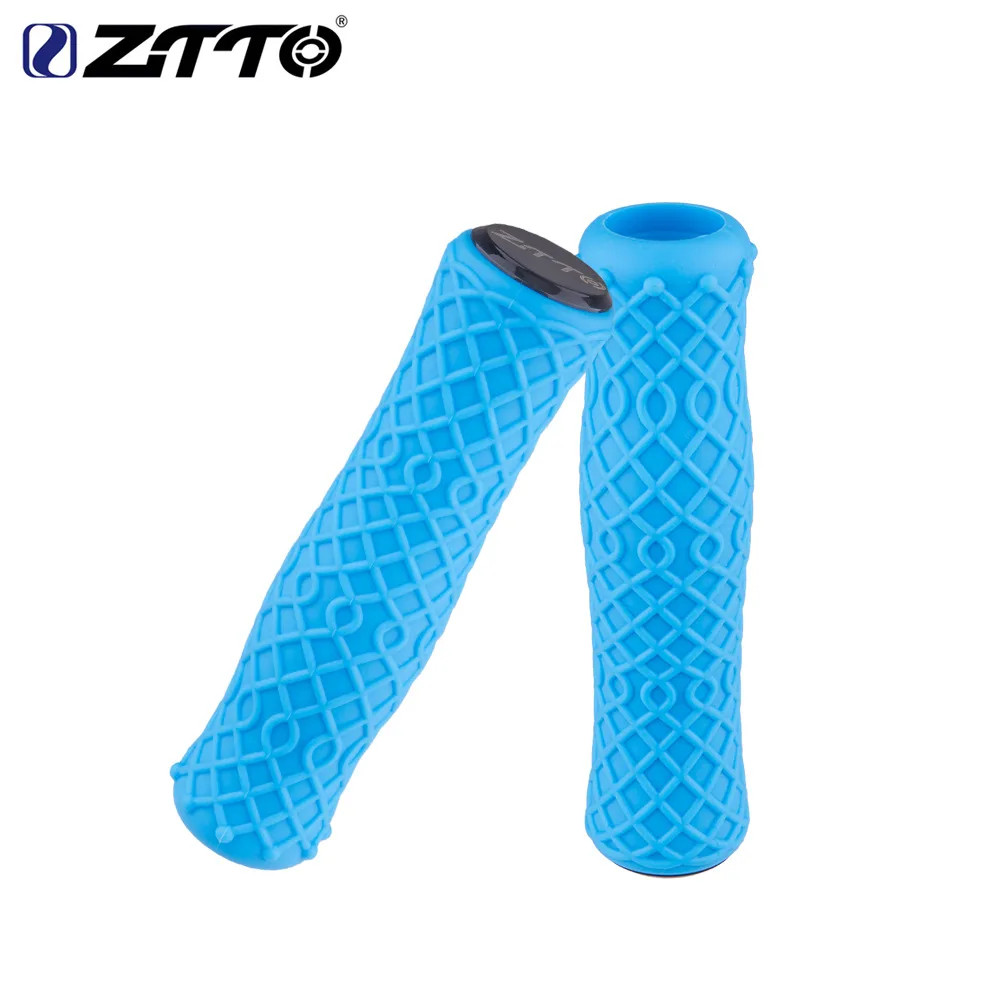

1Pair Silicone Cycling Bicycle Grips Outdoor MTB Mountain Bike Handlebar Grips Cover Anti-slip Strong Support Grips Bike Part