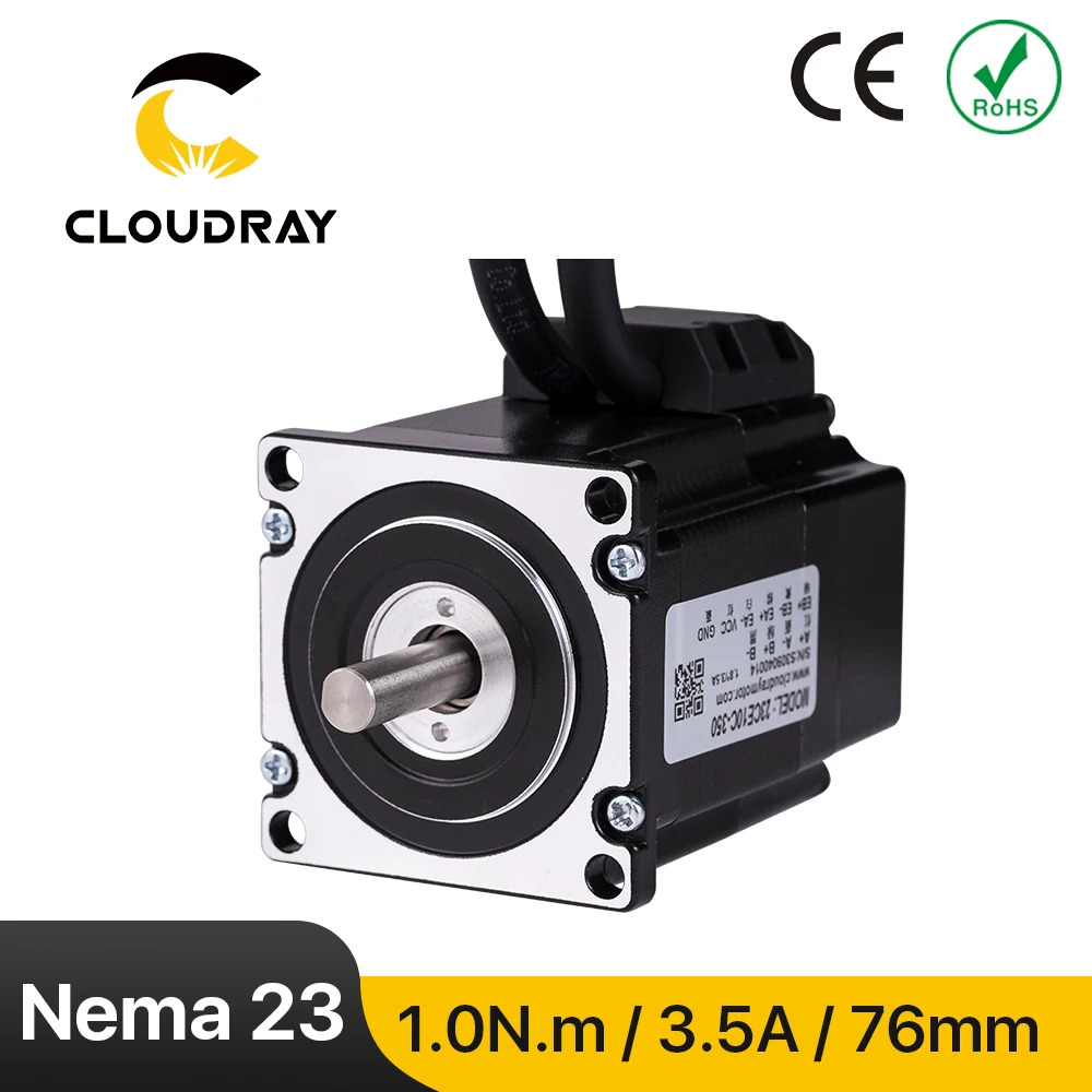 Шаговый двигатель Cloudray Nema 23 с замкнутым контуром 1.0N.m 3.5A серводвигатель