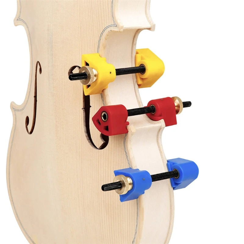 저렴한 32pcs 바이올린 라이닝 클립 사이드 램프 알루미늄 합금 소재 바이올린 만들기 도구