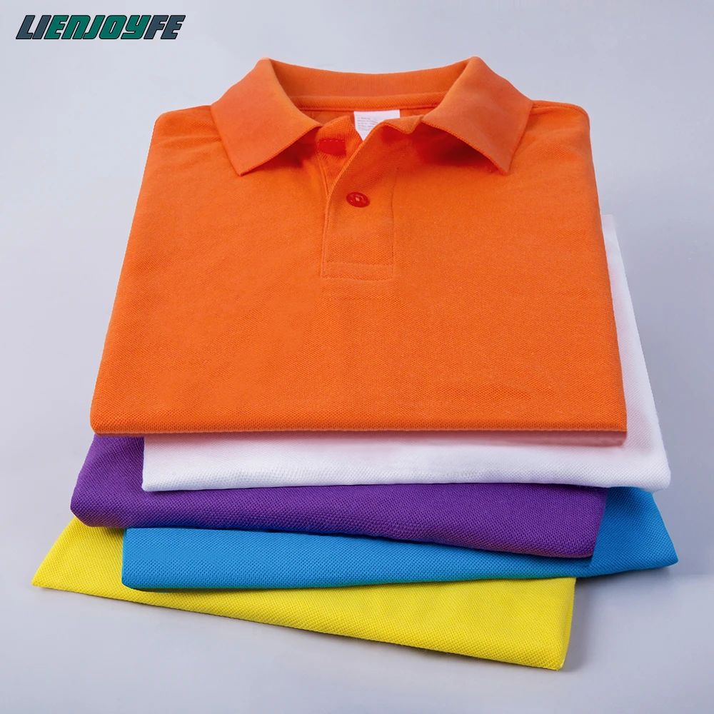 

LIENJOYFE Summer Casual Polo Shirt Men Fashion Short Sleeve Business Polos Shirts Basic Oversized T-shirt Polo Men T-shirt