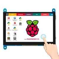 5 inch hdmi screen display raspberry pi touchscreen monitor 800x480 compatible with raspberry pi 4 3b 3b 2b bb black banana pi