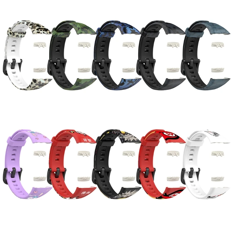 

Compatible with Band 6/6 Pro Durable Bracelet Sweatproof Wristband Adjustable Sports Silicone Replacement Straps
