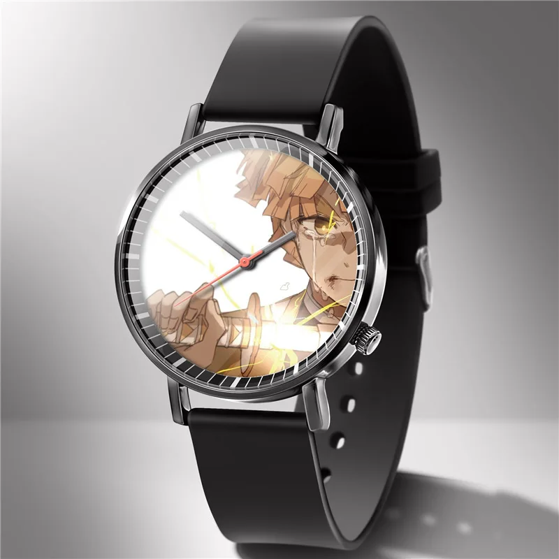 Новинка 2020 женские наручные часы с аниме Demon Slayer Kimetsu no Yaiba кварцевые подарок на