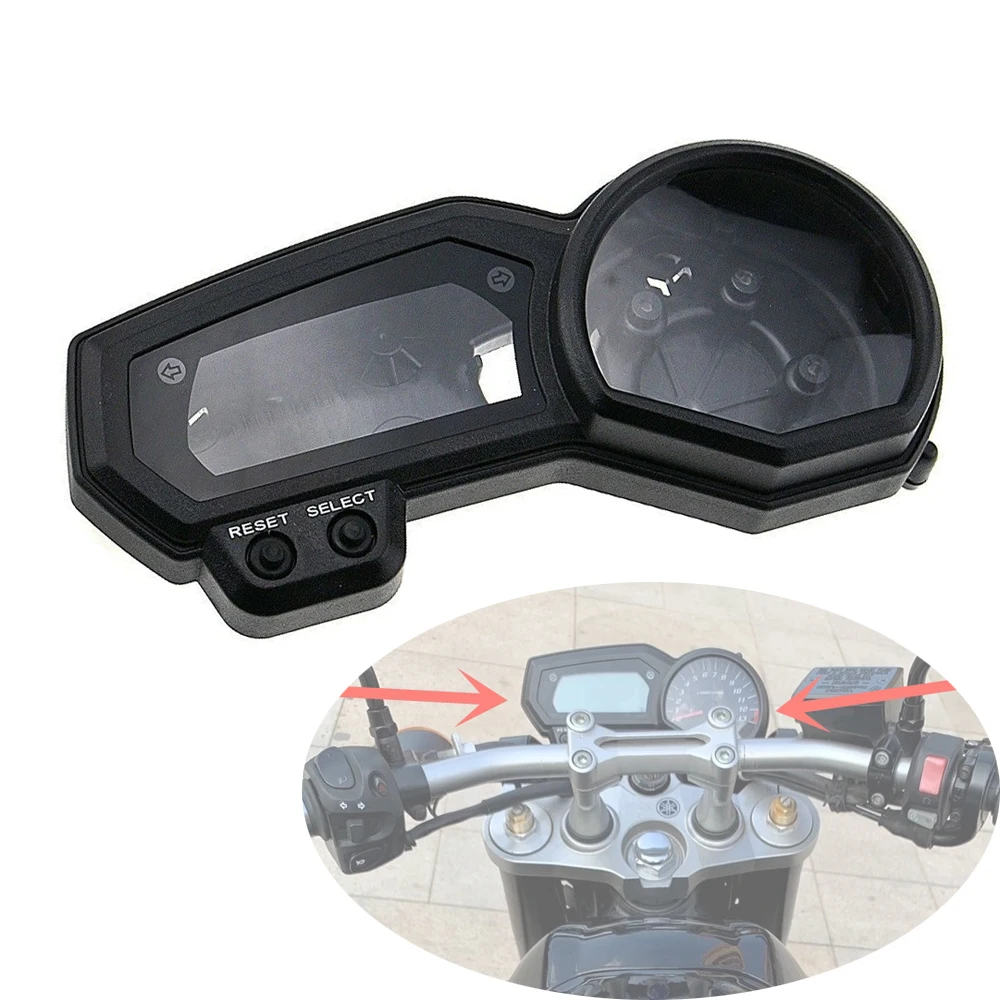 

For YAMAHA Motorcycle Instrument Box Speedometer Odometer Tachometer Case Cover 06-13 FZ1 FZ1N FZ1S FZ6 FZ6N