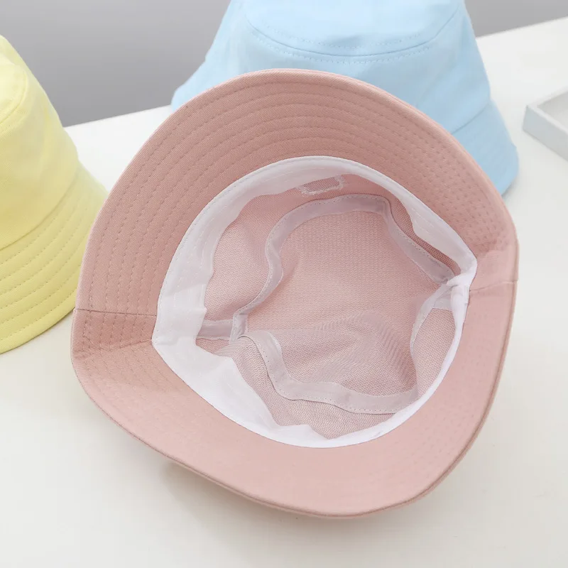 

Unisex Adult Smiley Face bucket hat Sunscreen Outdoors Cap sombrero pescador Women Men fisherman Hat chapeau Double Child