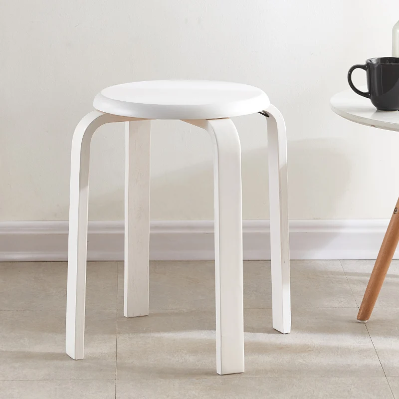 

Wooden Stool, Round Stool, Dining Bench, Fashion Creative Wooden Stool, Small Stool, Family Stool, Round Stool, Bench