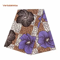africa printed batik fabric veritable wax patchwork 100 polyester tissu for woman dress making craft diy ankara material fp6359