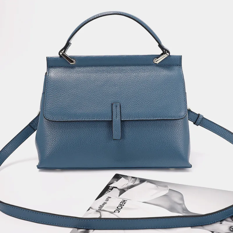 Женская сумка-тоут из натуральной воловьей кожи с ручками | Багаж и сумки