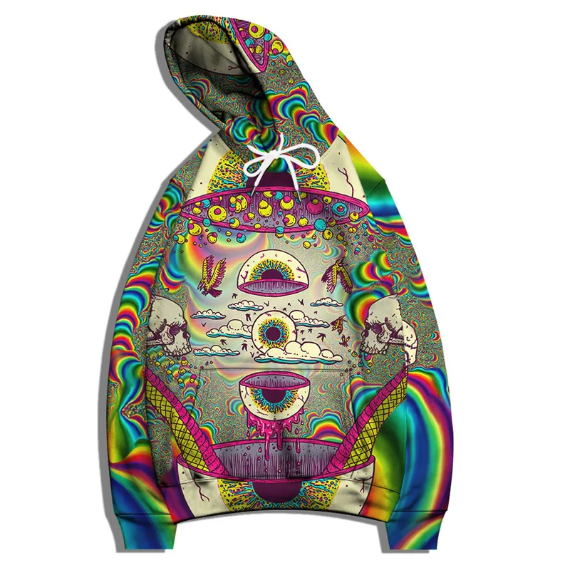 

Oversize Hoodie Pullover Top Man/Women Clothes Loose Sweatshirt Harajuku Tracksuit Sportwear Hip Hop Streetwear 3D Digital Print