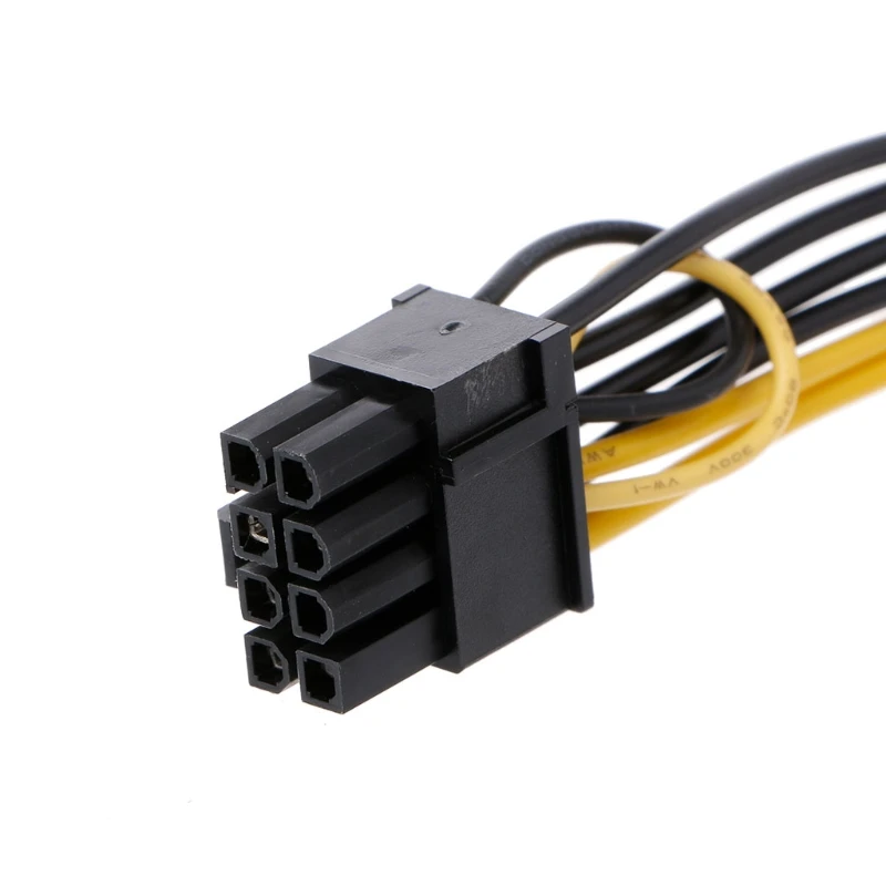 Кабель питания для видеокарты PCI-E Male 15 контактов SATA Male-8Pin(6 + 2) 20 см | Компьютеры и